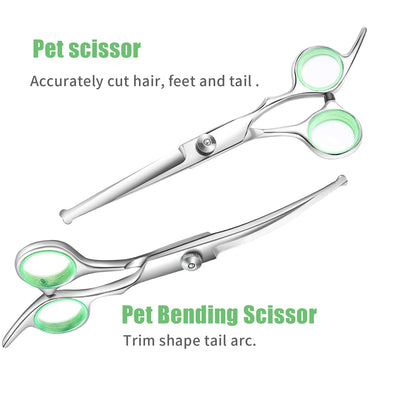 4pcs/Set Dog Grooming Scissors
