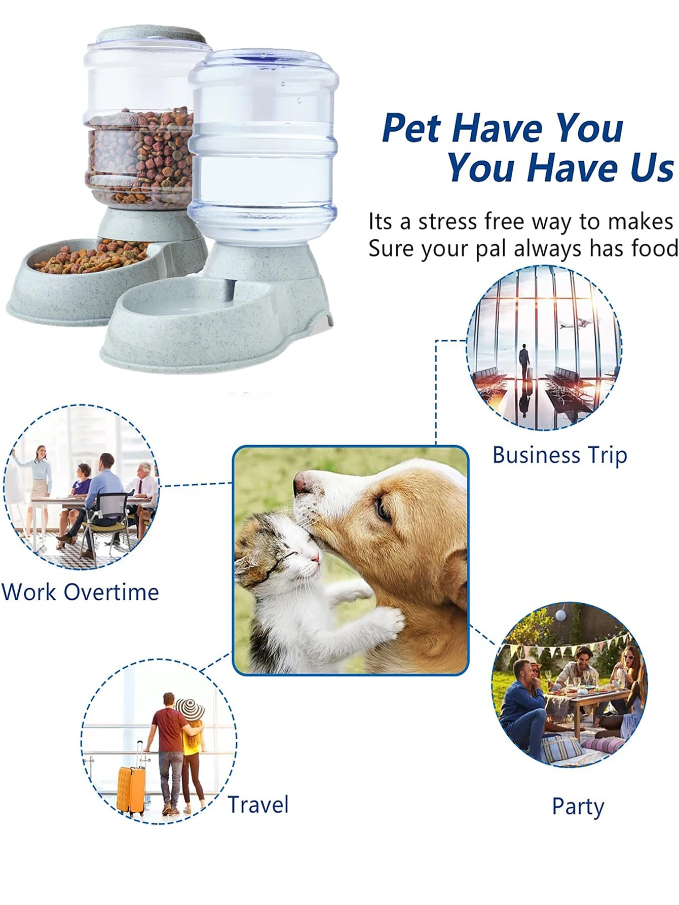 Pet Feeding Drinker bowl