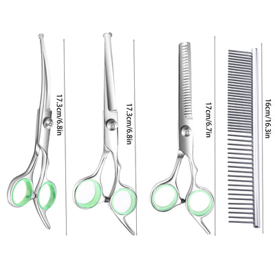 4pcs/Set Dog Grooming Scissors