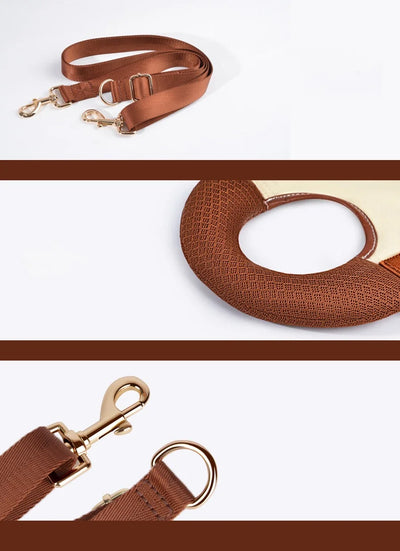 2 - in - 1 Pet Carrier & Harness Stylish