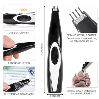 USB Rechargeable Pet Hair Trimmer